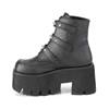 DemoniaCult - ASHES55 Platform Boots - Black Product image